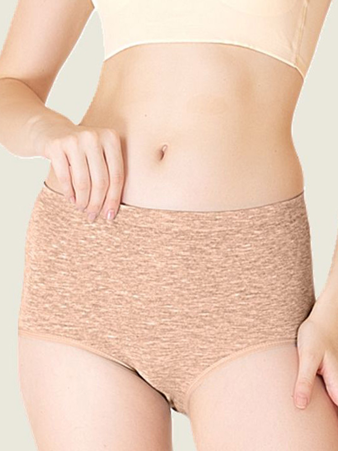 Luella Seamless Full Coverage Cotton Hipster Panty