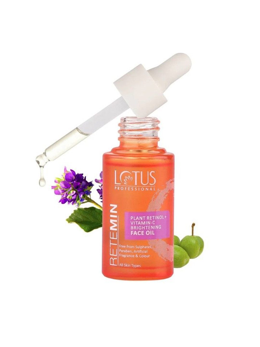 Lotus Professional Retemin Plant Retinol + Vitamin C Brightening Facial Oil 28 ml