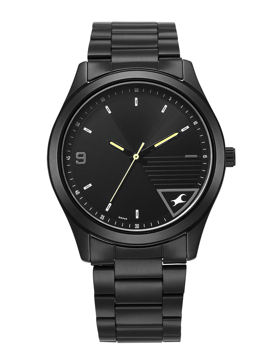 Fastrack Men Brass Dial & Bracelet Style Straps Analogue Watch 3317NM01