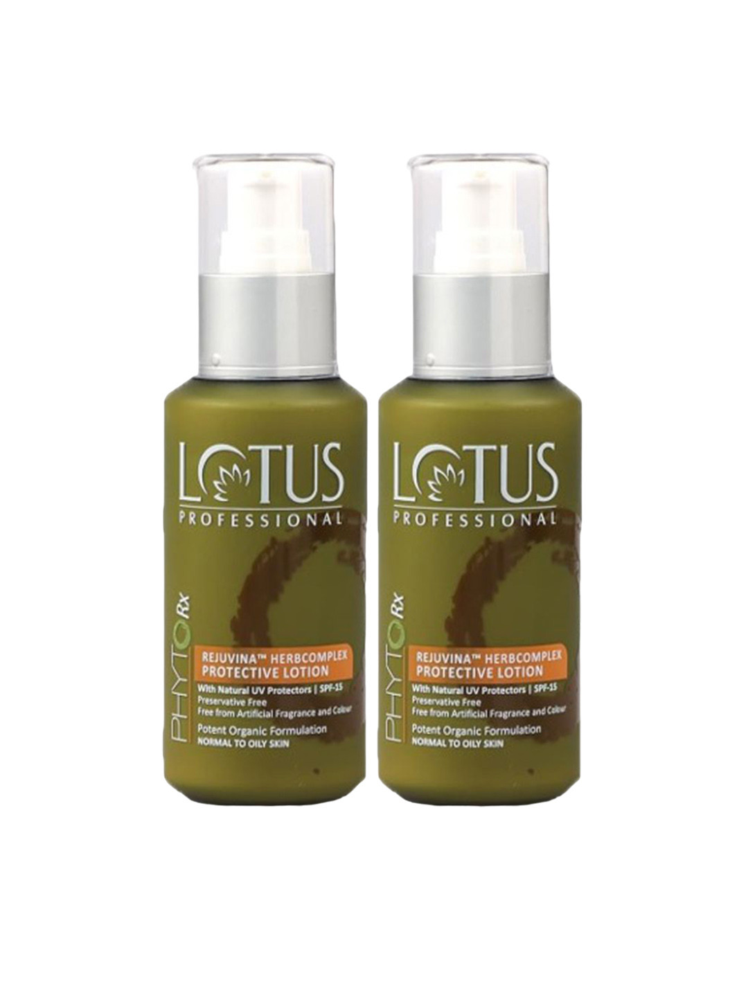 Lotus Professional Set Of 2 Phyto-Rx Rejuvina Herbcomplex Lotion With Aloevera-100ml Each