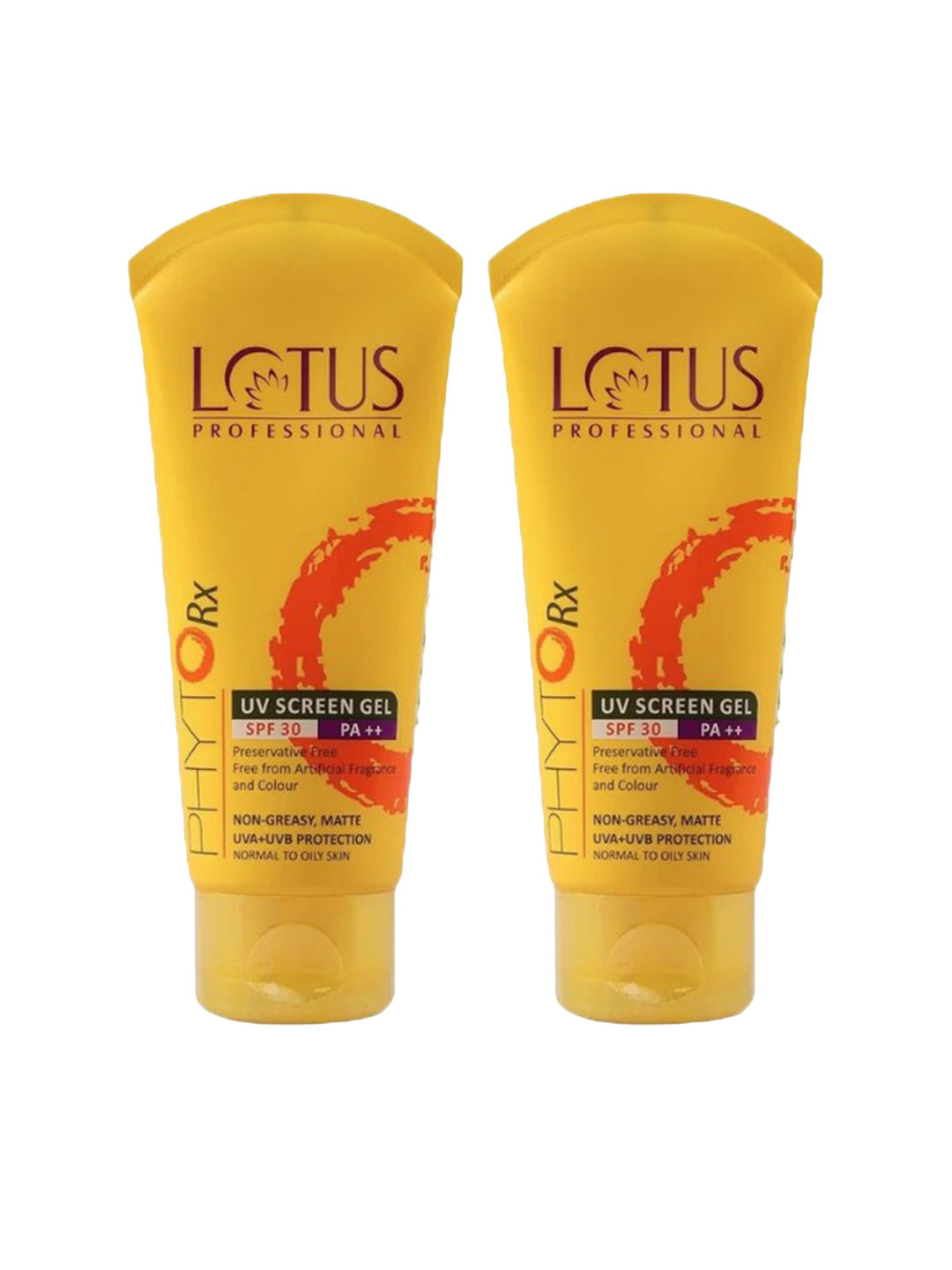 Lotus Professional Set Of 2 PHYTORx UV Screen Gel With SPF 30 - 80 g Each