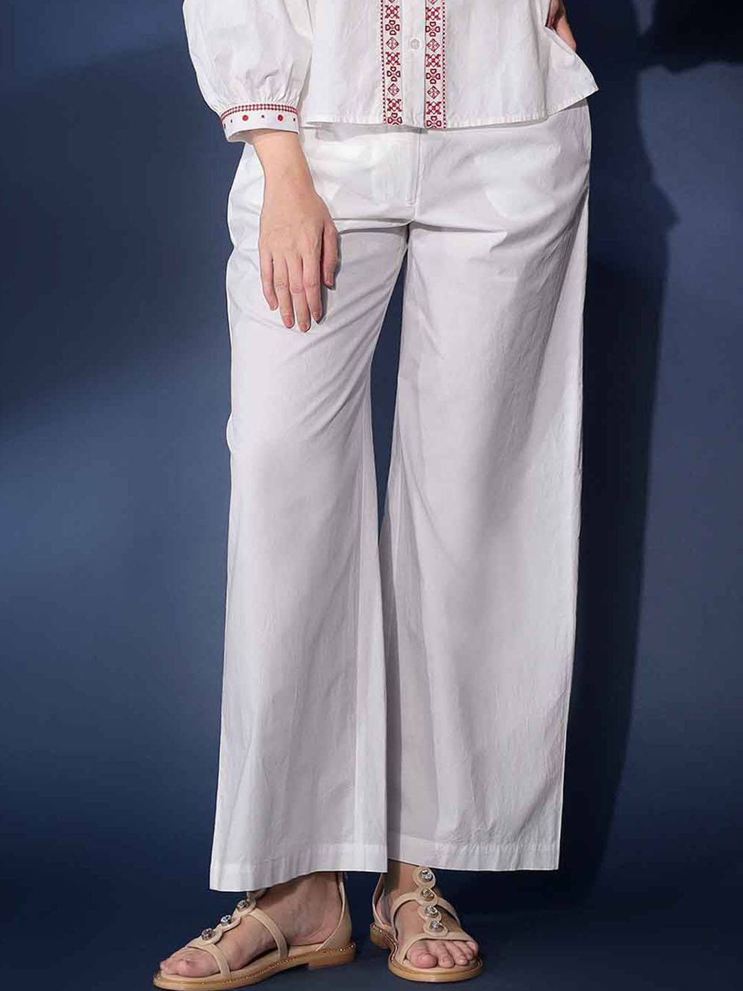 Saint G Pure Cotton Straight Fit Trouser
