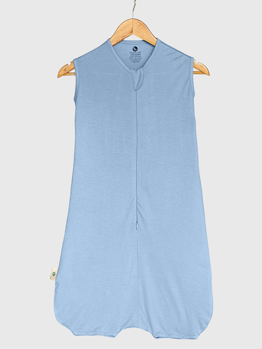 cocoon care Infants Blue Bamboo Sleeping Bag With Foot Opening