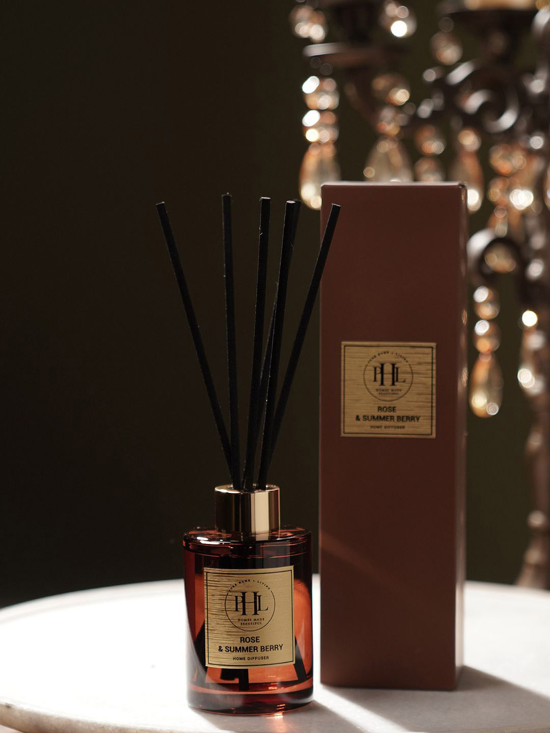 Pure Home and Living Brown Rose & Summer Berry Aroma Oil Diffusers