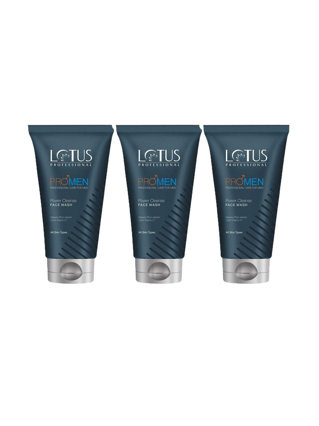 Lotus Professional Set Of 3 Promen Power Cleanse Face Wash - 100 ml