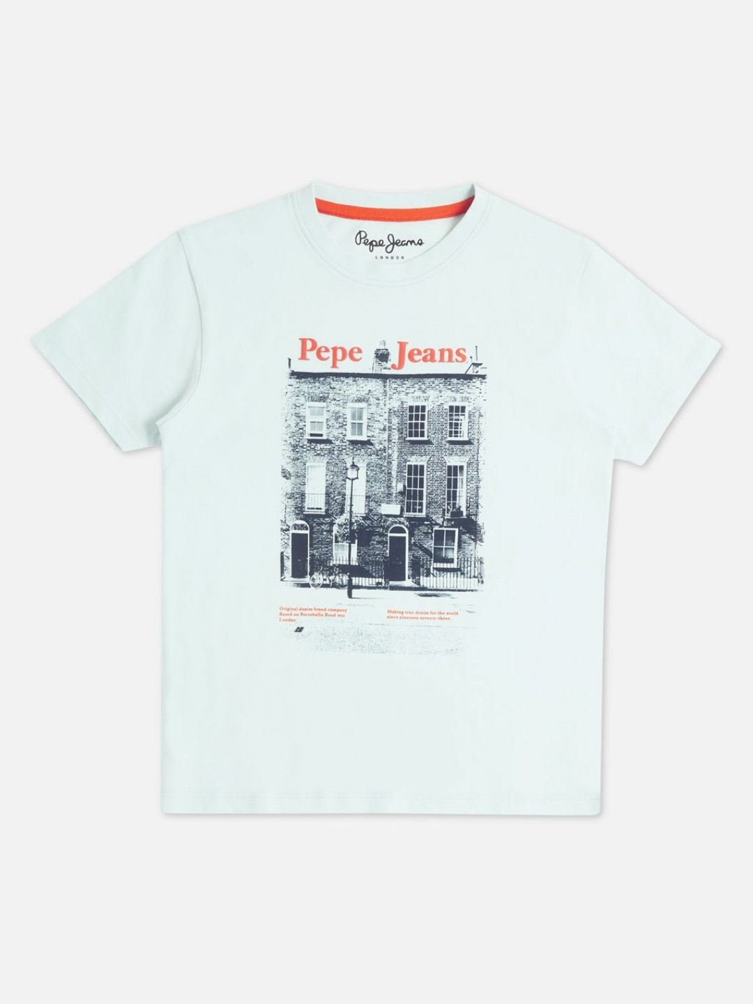 Pepe Jeans Boys Graphic Printed Round Neck Pure Cotton T-shirt