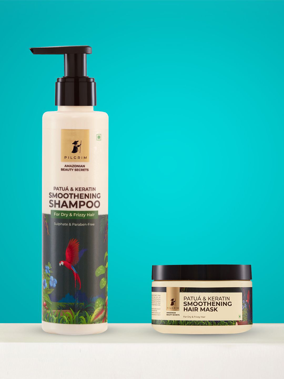 Pilgrim Advanced Patu & Keratin Smoothing Shampoo & Hair Mask