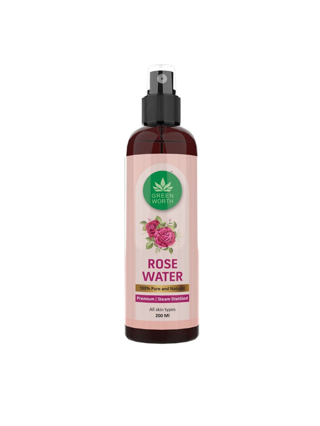 GREENWORTH Pure Rose Water Toner-200ml