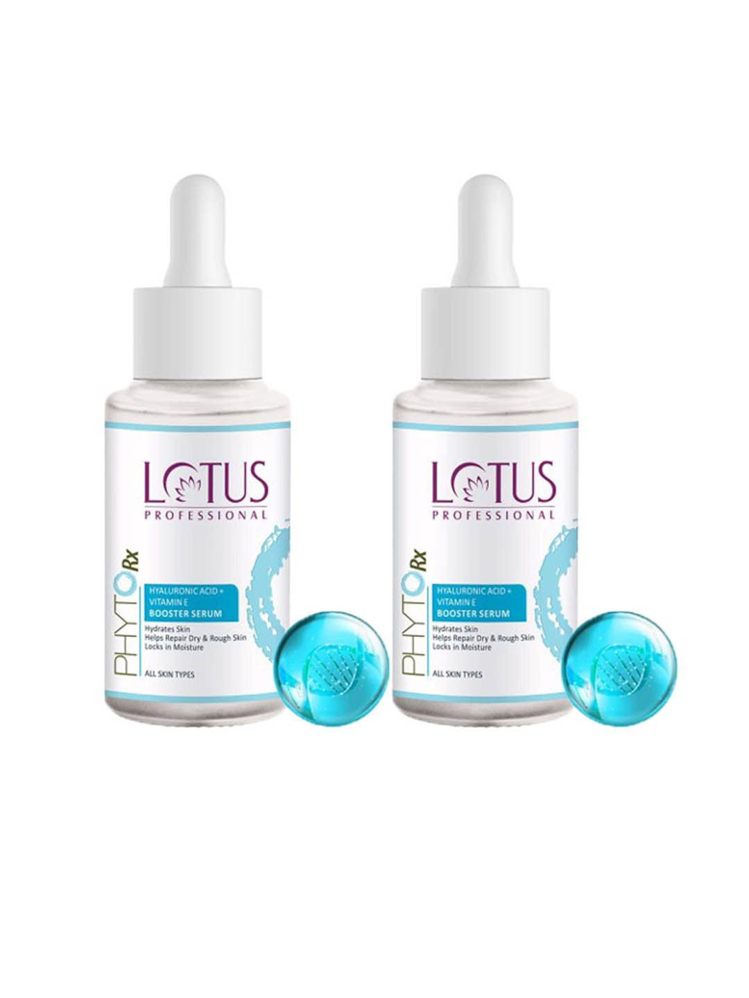 Lotus Professional Set Of 2 PHYTORx Booster Serum With Hyaluronic Acid & Vitamin E - 30 ml