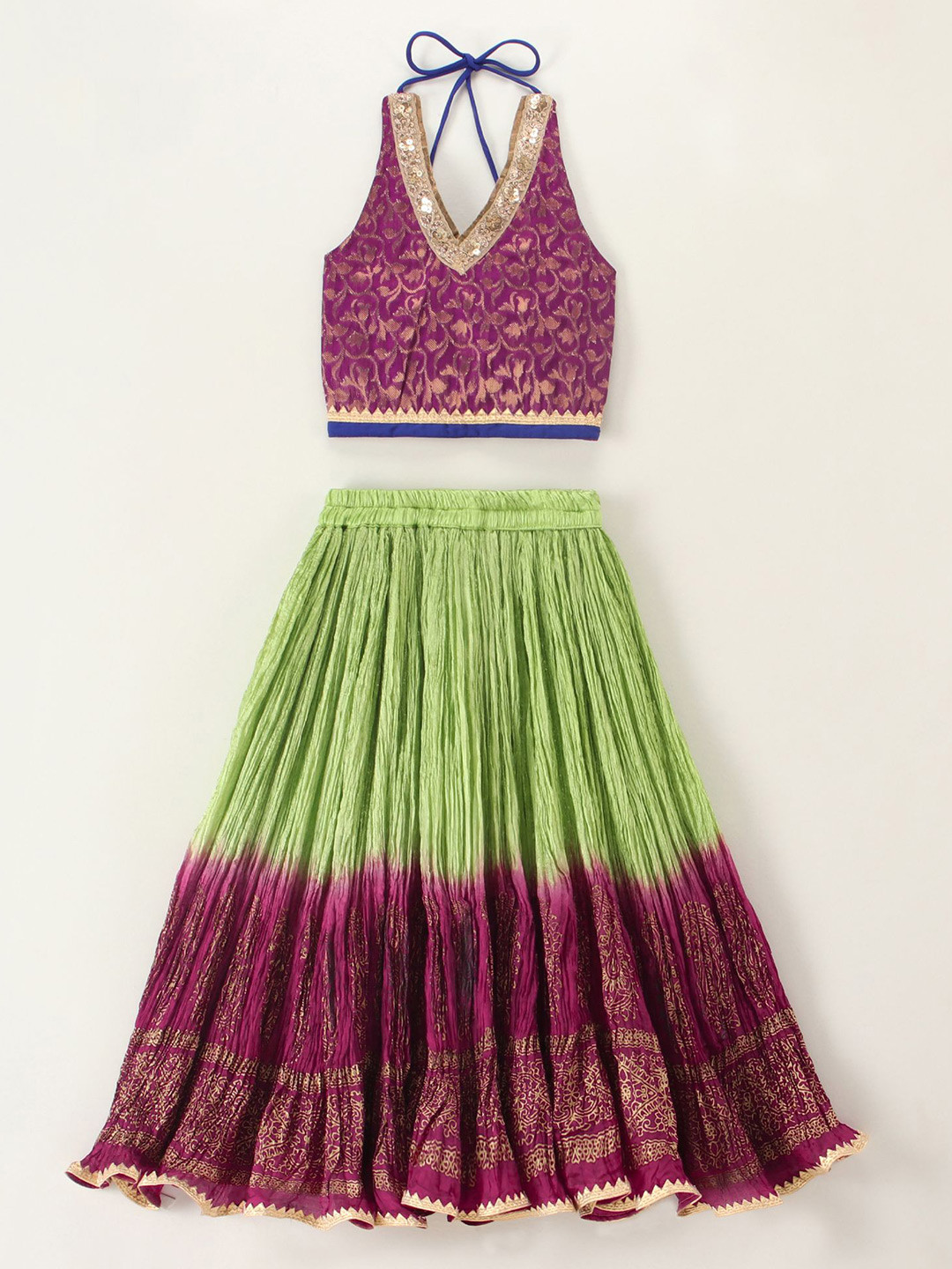 Twisha Printed Top & Ghagra Set