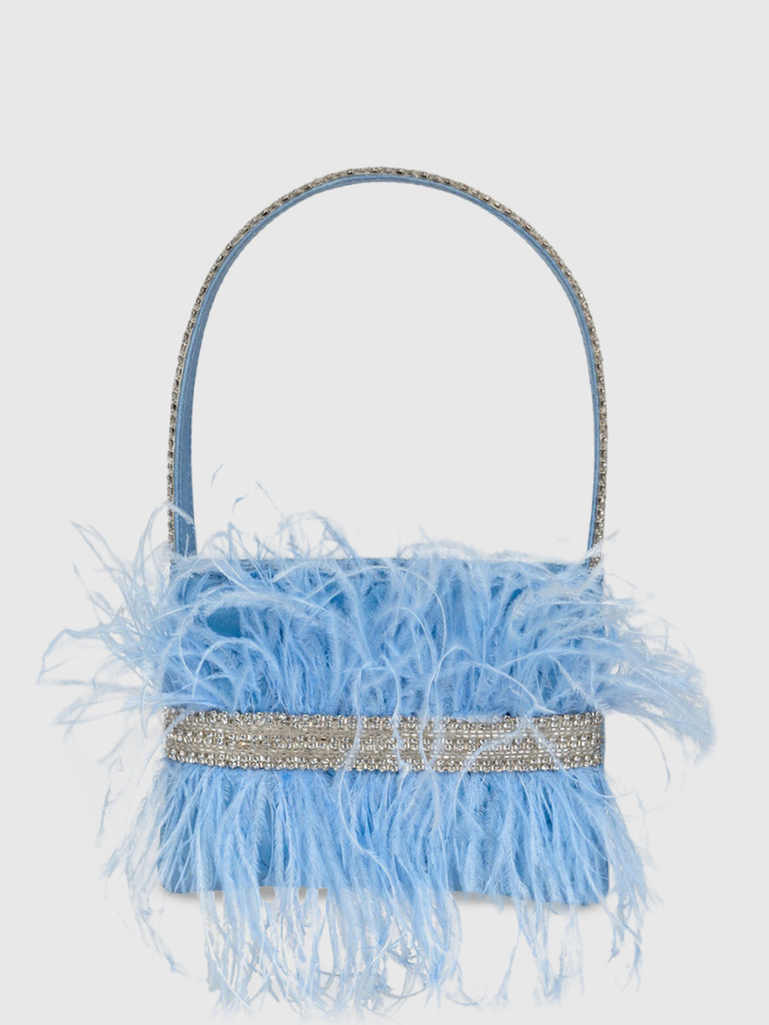 D'oro Fringed Embellished Structured Handheld Bag