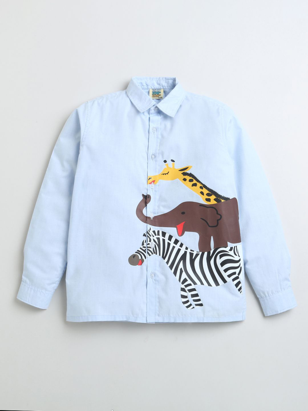 ZIP ZAP ZOOP Boys Comfort Opaque Casual Shirt