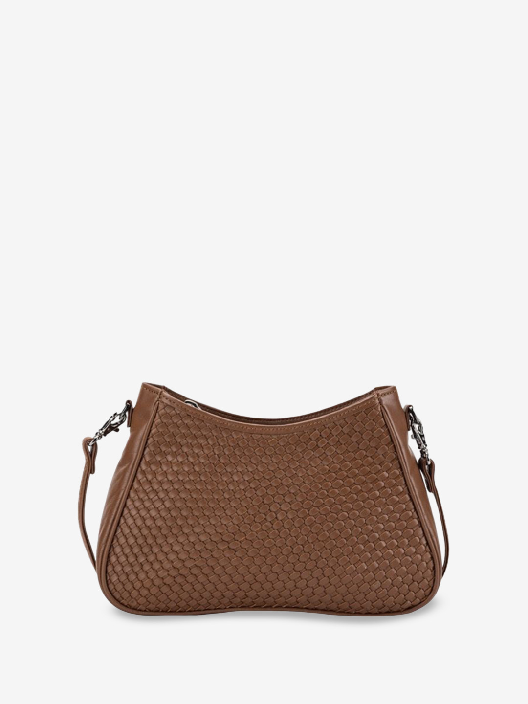 Abelardo De Moda Textured Leather Shopper Sling Bag with Cut Work