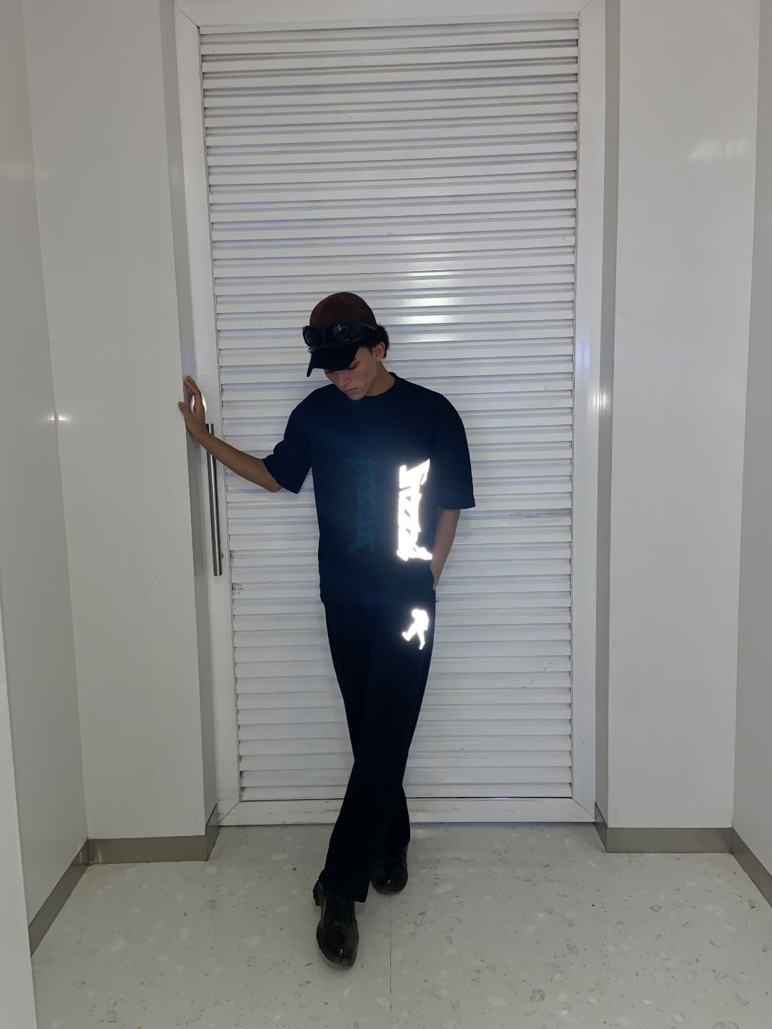 Getsetwear Men Typography Printed Round Neck Cotton Oversized T-Shirt