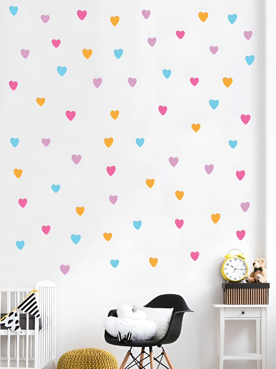 My Kids Wall 60 Pieces Pink & Blue UV Printed Other Wall Stickers