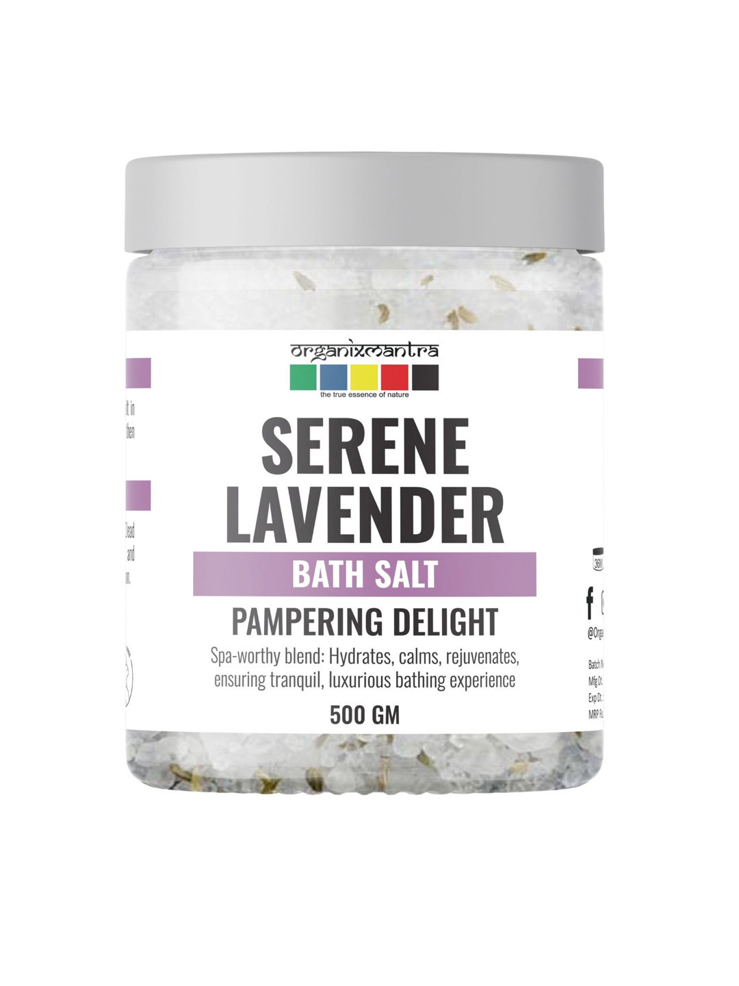 Organix Mantra Relaxing Lavender Bath Salt- 500g