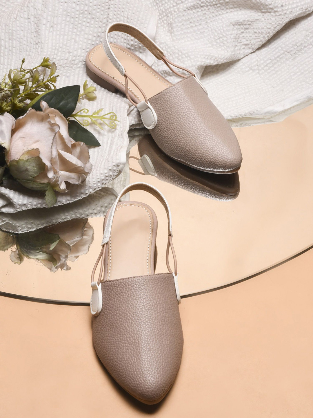 Try Me Women Ankle Loop Slingback Flats