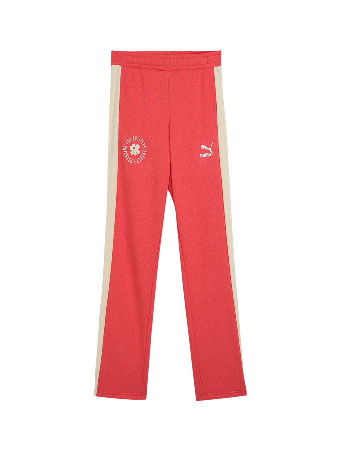 Puma Classics Bubble Bloom T7 Girls Cotton Track Pants