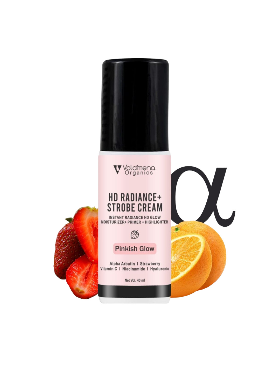 Volamena Organics HD Radiance Strobe Cream For Pinkish Glow Cream- 40ml