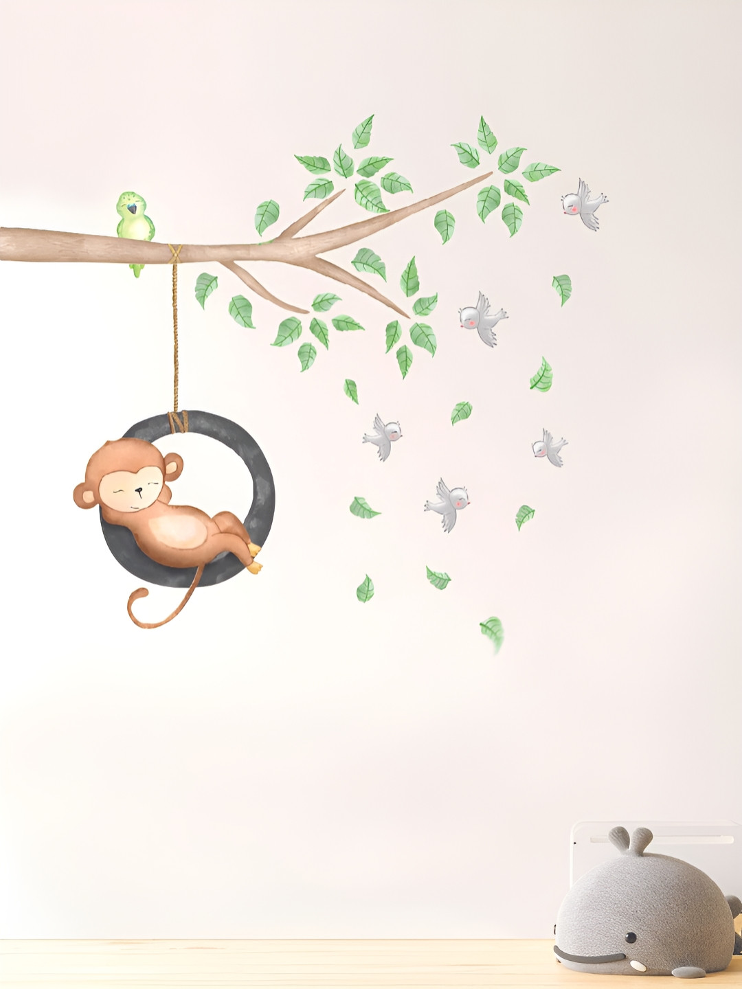 My Kids Wall Brown & Green UV Printed Wall Sticker Decals and Stickers