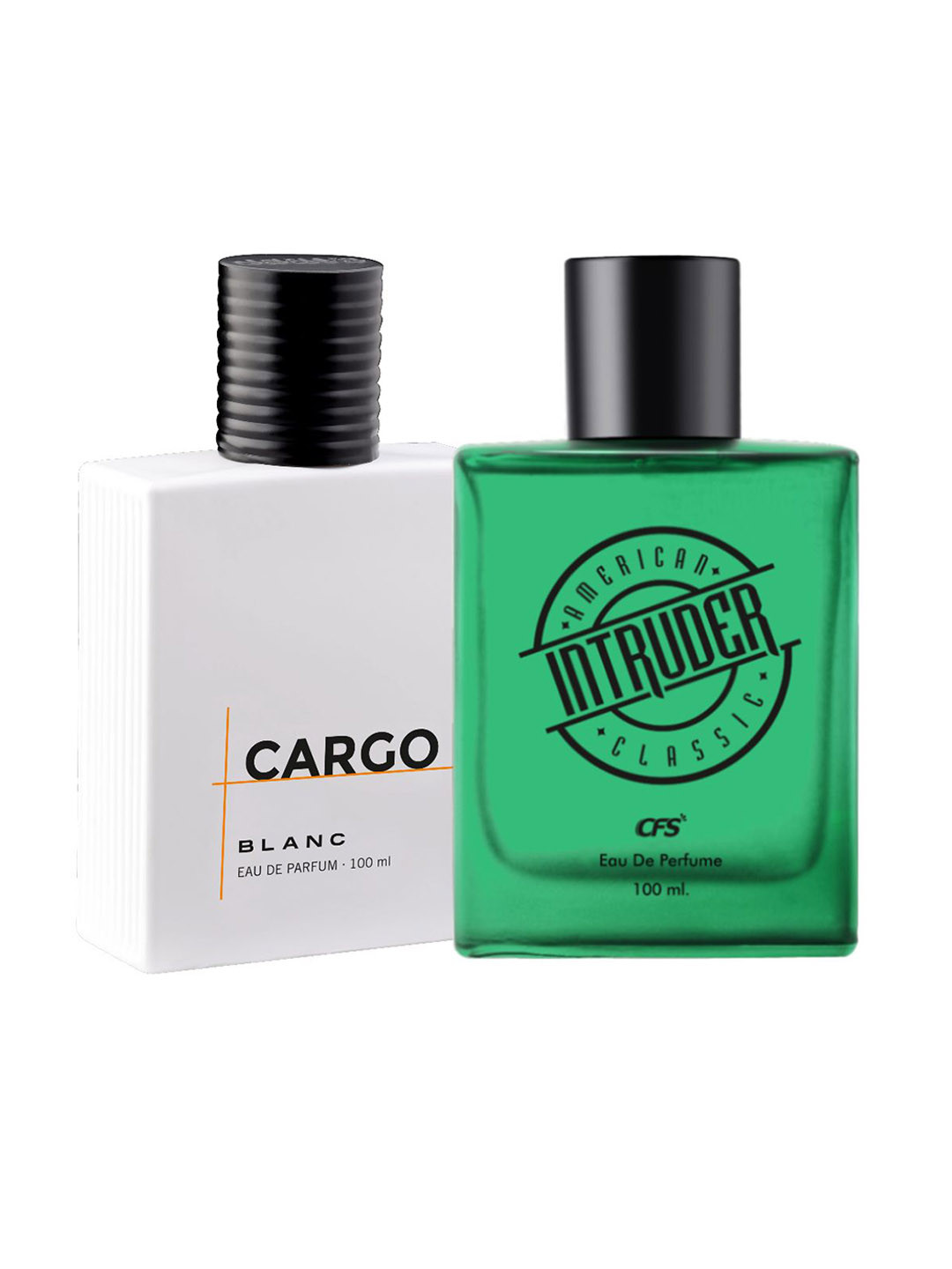 CFS Set Of 2  Intruder & Cargo Blanc Long Lasting Eau De Parfum - 100ml Each