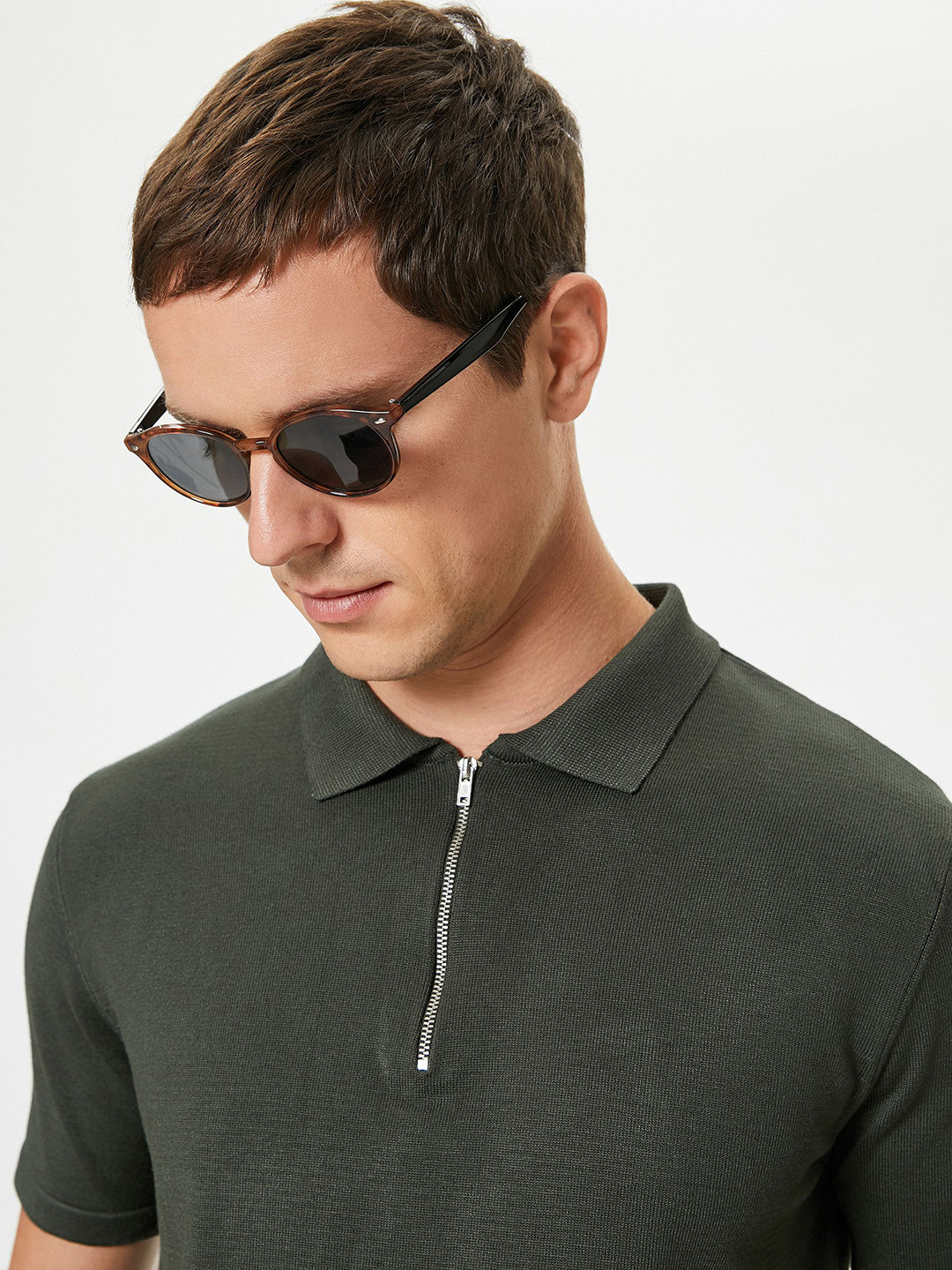 Koton Short Sleeve Polo Collar T-Shirt