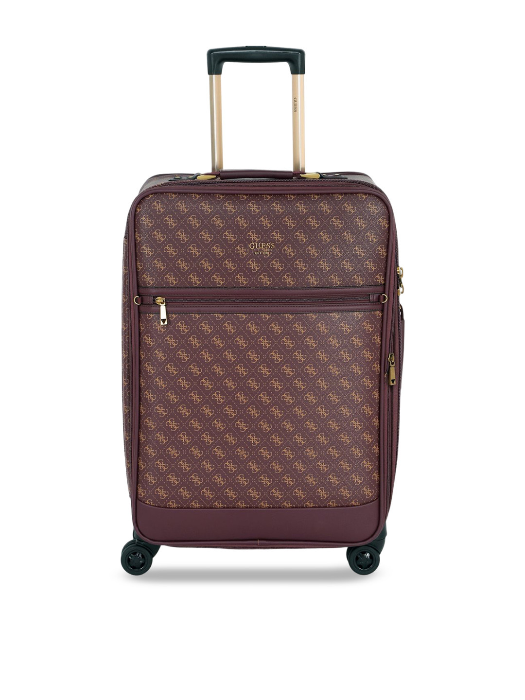 GUESS Printed Soft Suitcase Trolley Bag