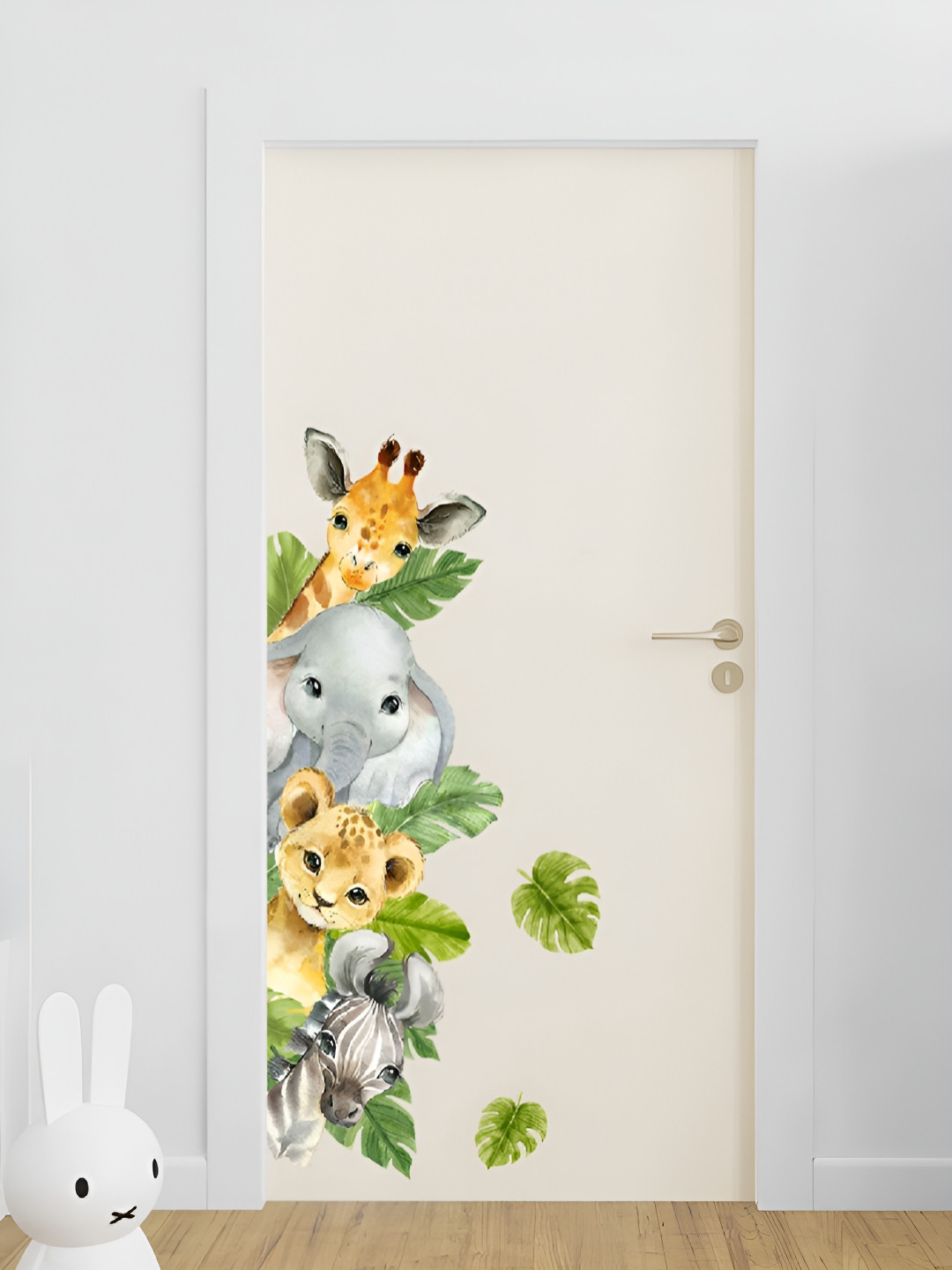 My Kids Wall 4Pcs Green & Grey UV Printed Wall Sticker Decals and Stickers