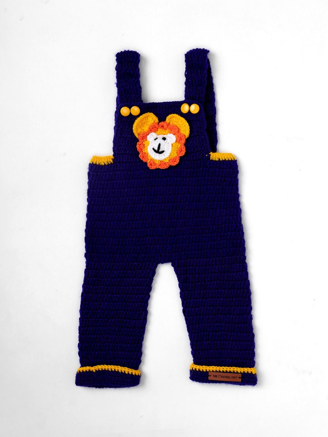 The Original Knit Kids The Jungle- Lion Dungaree