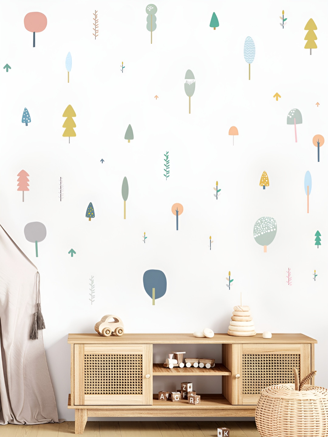 My Kids Wall Pink & Green UV Printed Wall Sticker Decals and Stickers