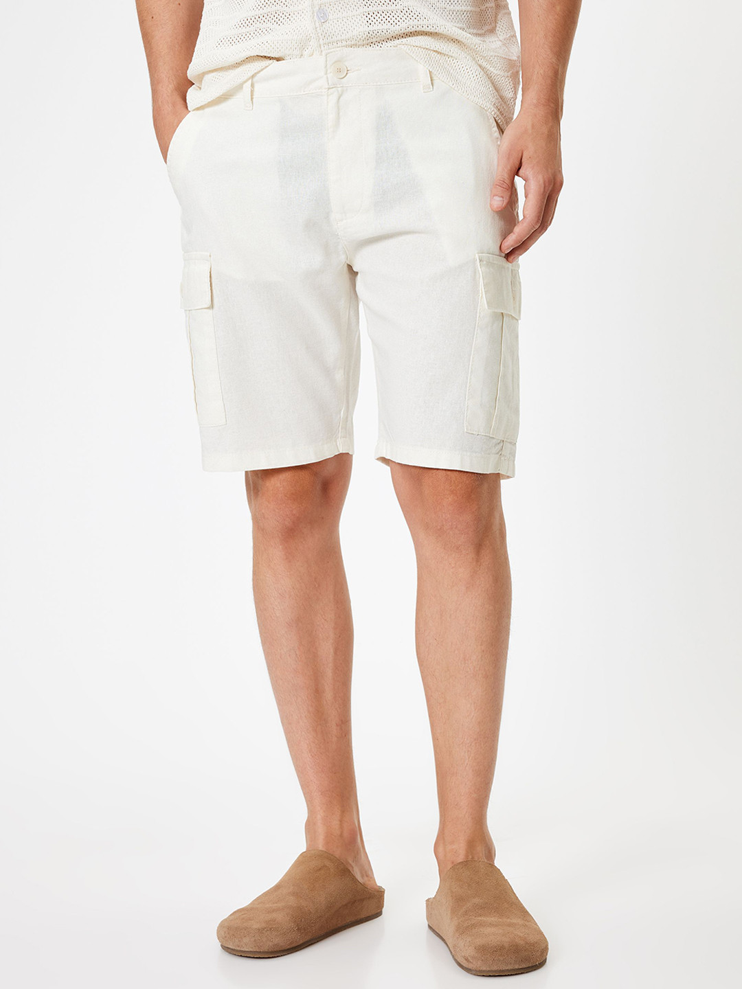 Koton Men Linen Shorts