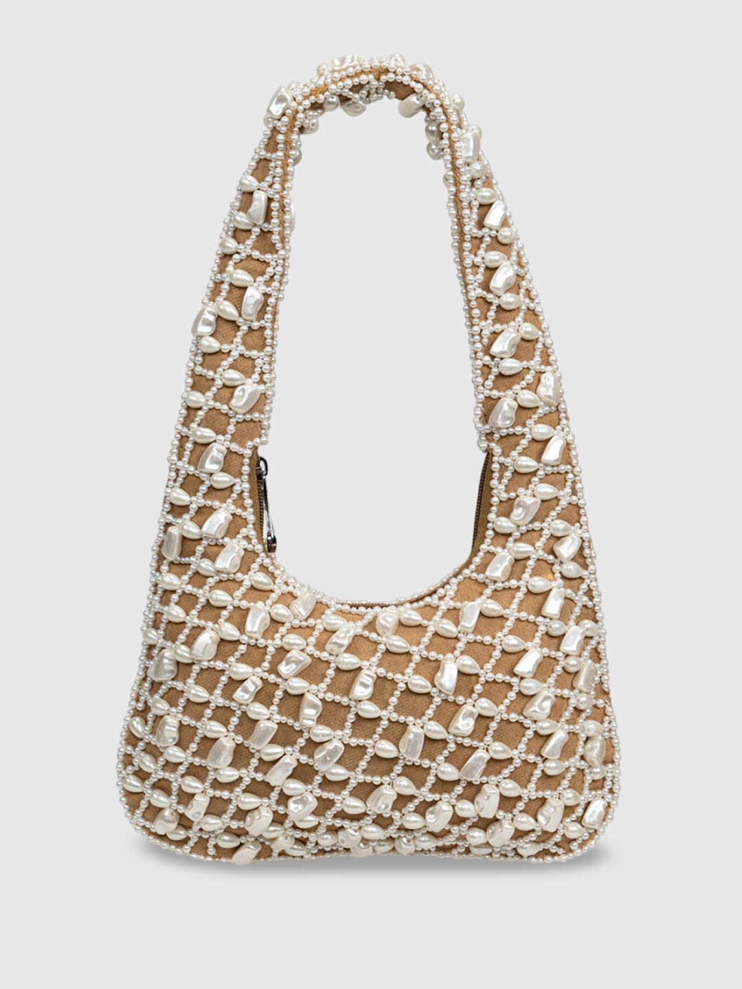 D'oro Embellished Handheld Bag