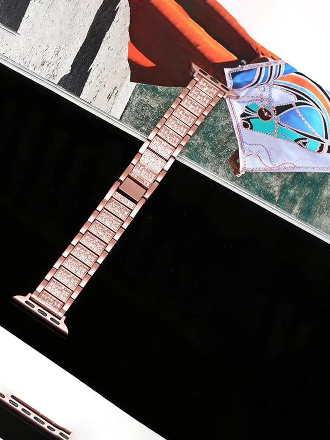 PEEPERLY Diamond Stone Embellished Compatible Smart Watch Strap