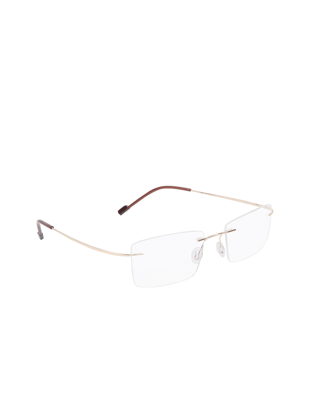 GARTH Rectangle Sunglasses With UV Protected Lens GRT_UNFOLD-GLD
