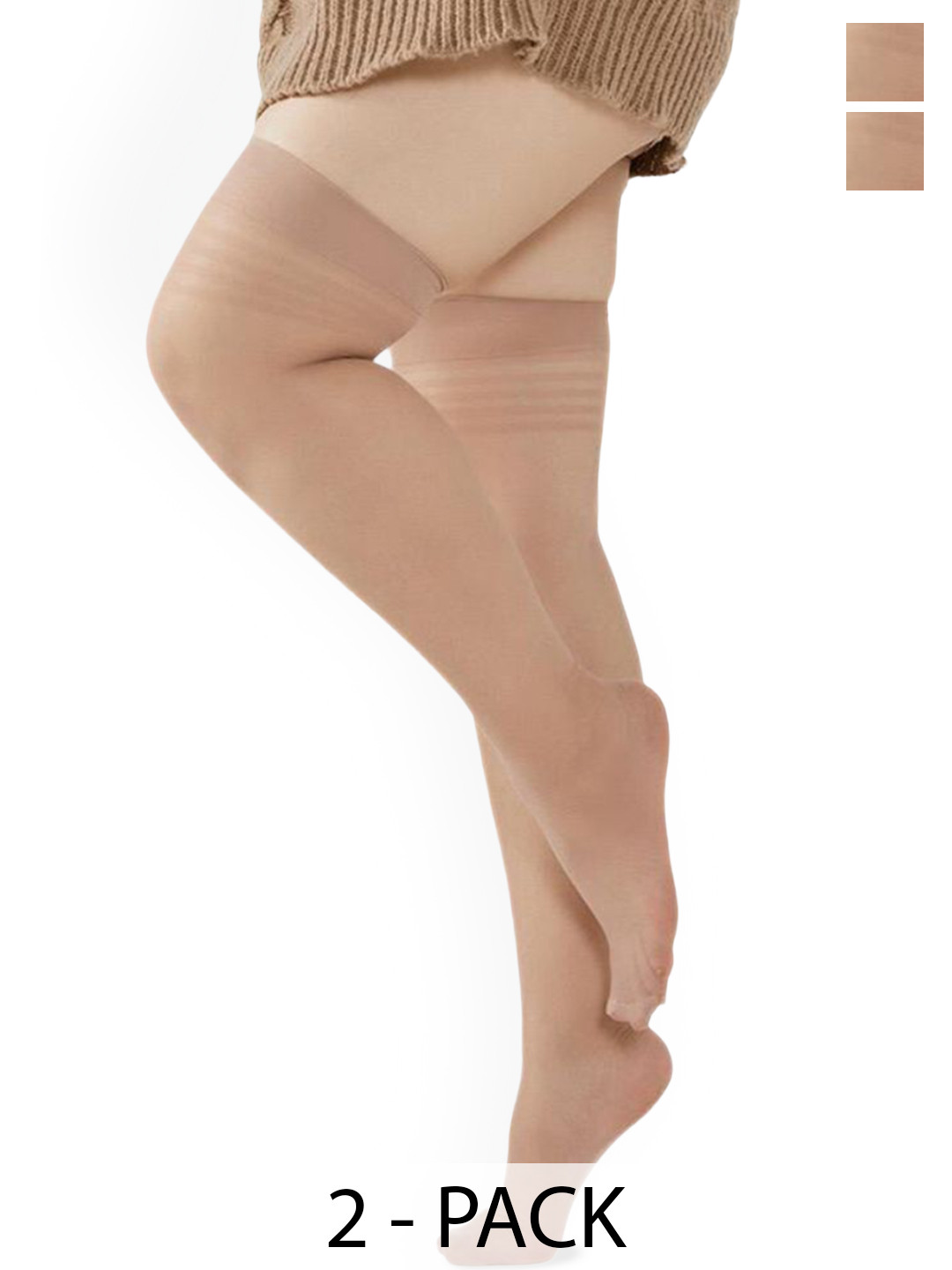BAESD Women Pack Of 2 Plus Size Stockings