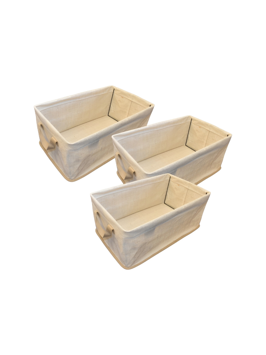 Tweedle White 3 Pieces Multi-Utility Wardrobe Organizers