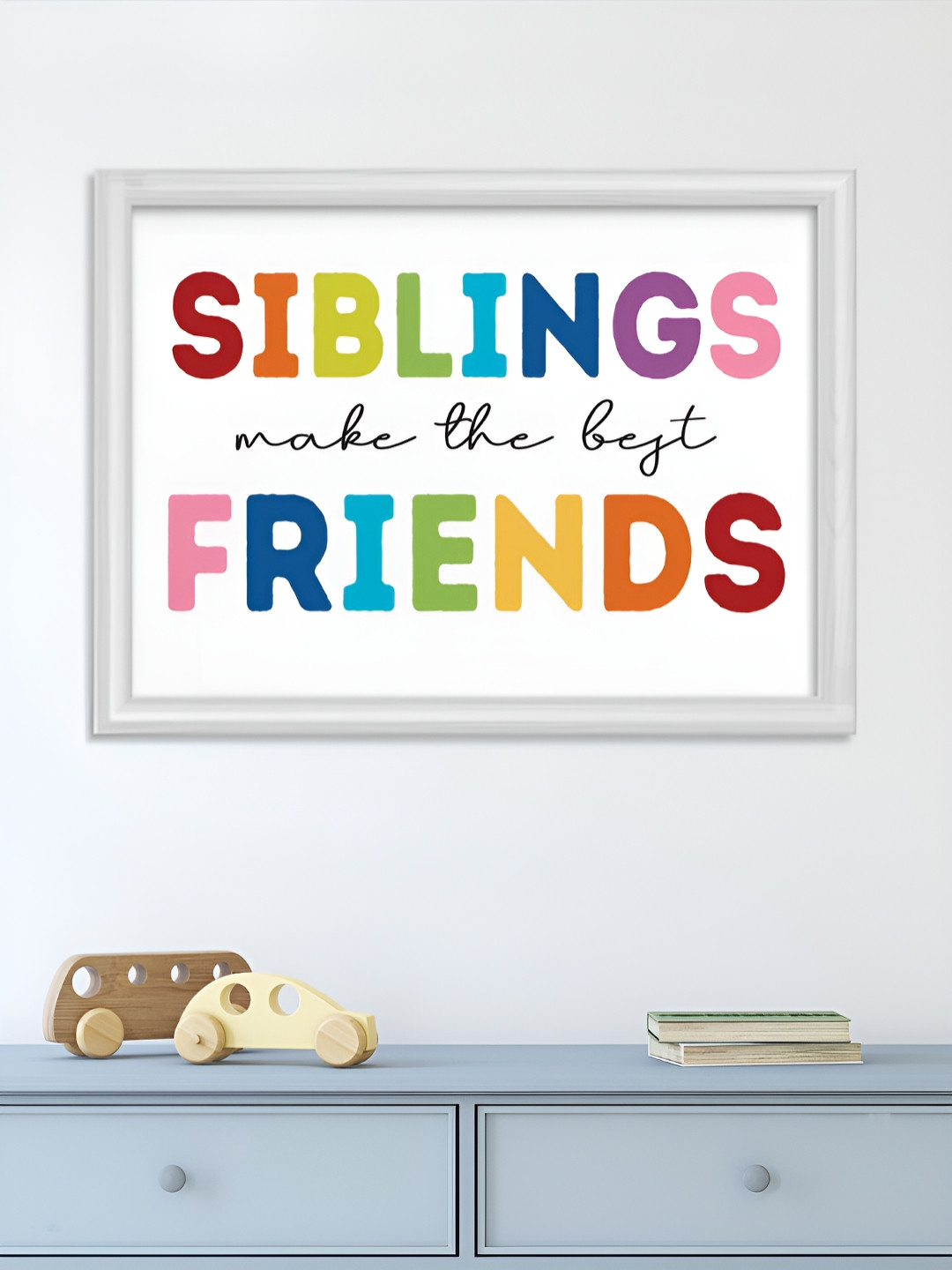 My Kids Wall Wood Wall Square Paintings Wall Art -32. 5 x 44.4In