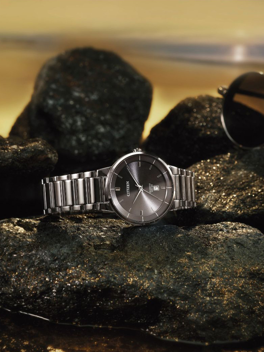 Citizen Men Dial & Stainless Steel Bracelet Style Straps Analogue Watch BI5127-51H