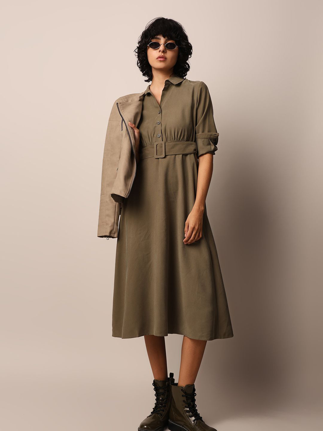 ONLY Fit & Flare Midi Dress
