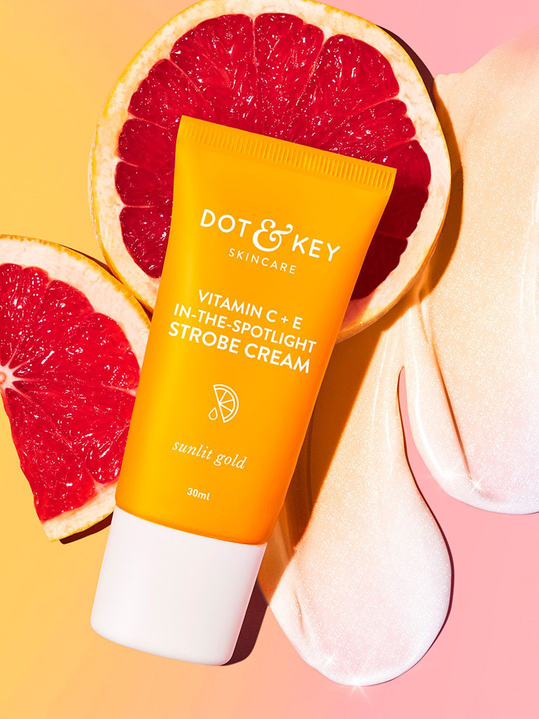 DOT & KEY Sunlit Gold Vitamin C + E In The Spotlight Strobe Cream - 30ml