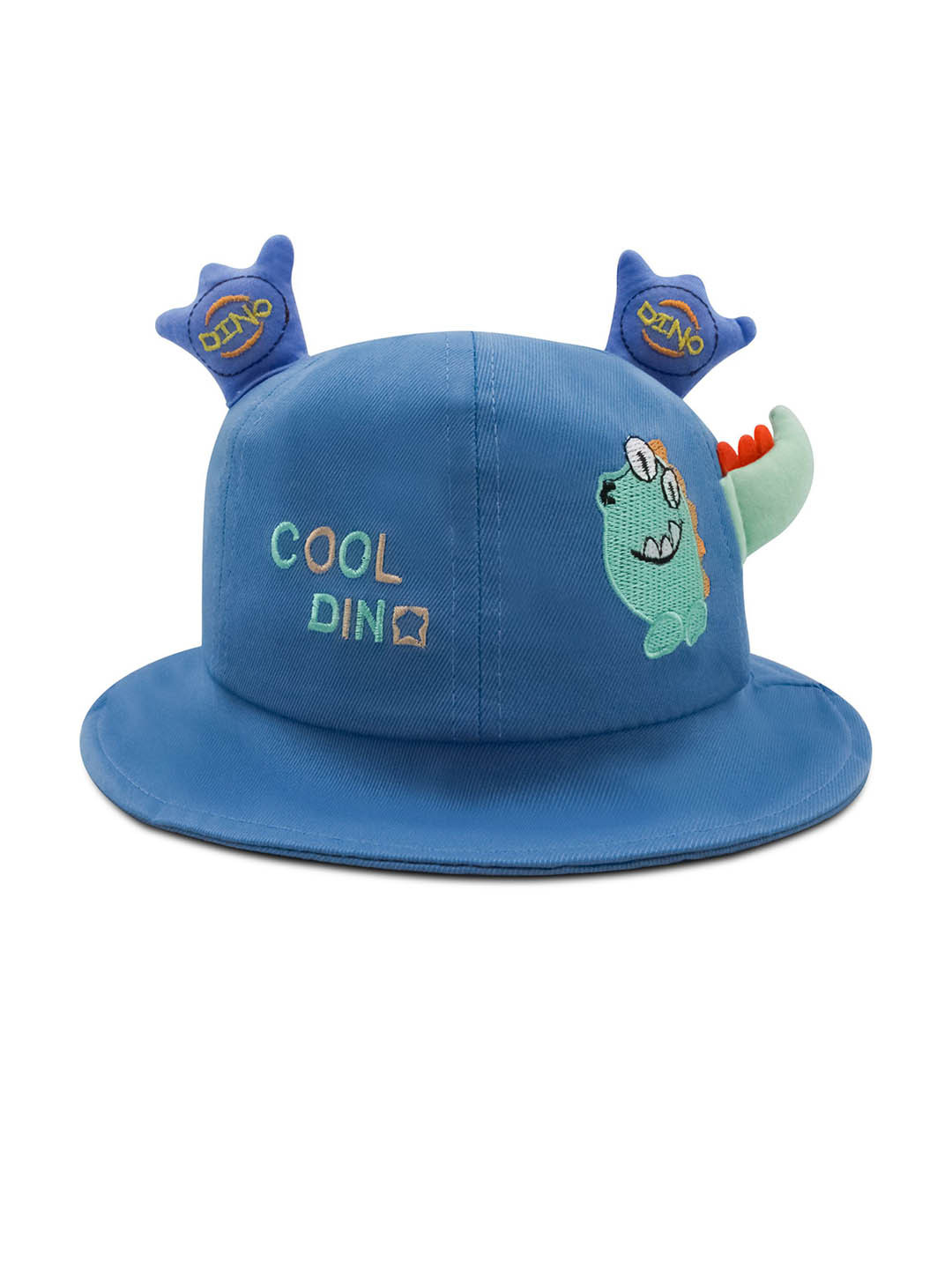 JENNA Unisex Kids Blue Embroidered Bucket Hat