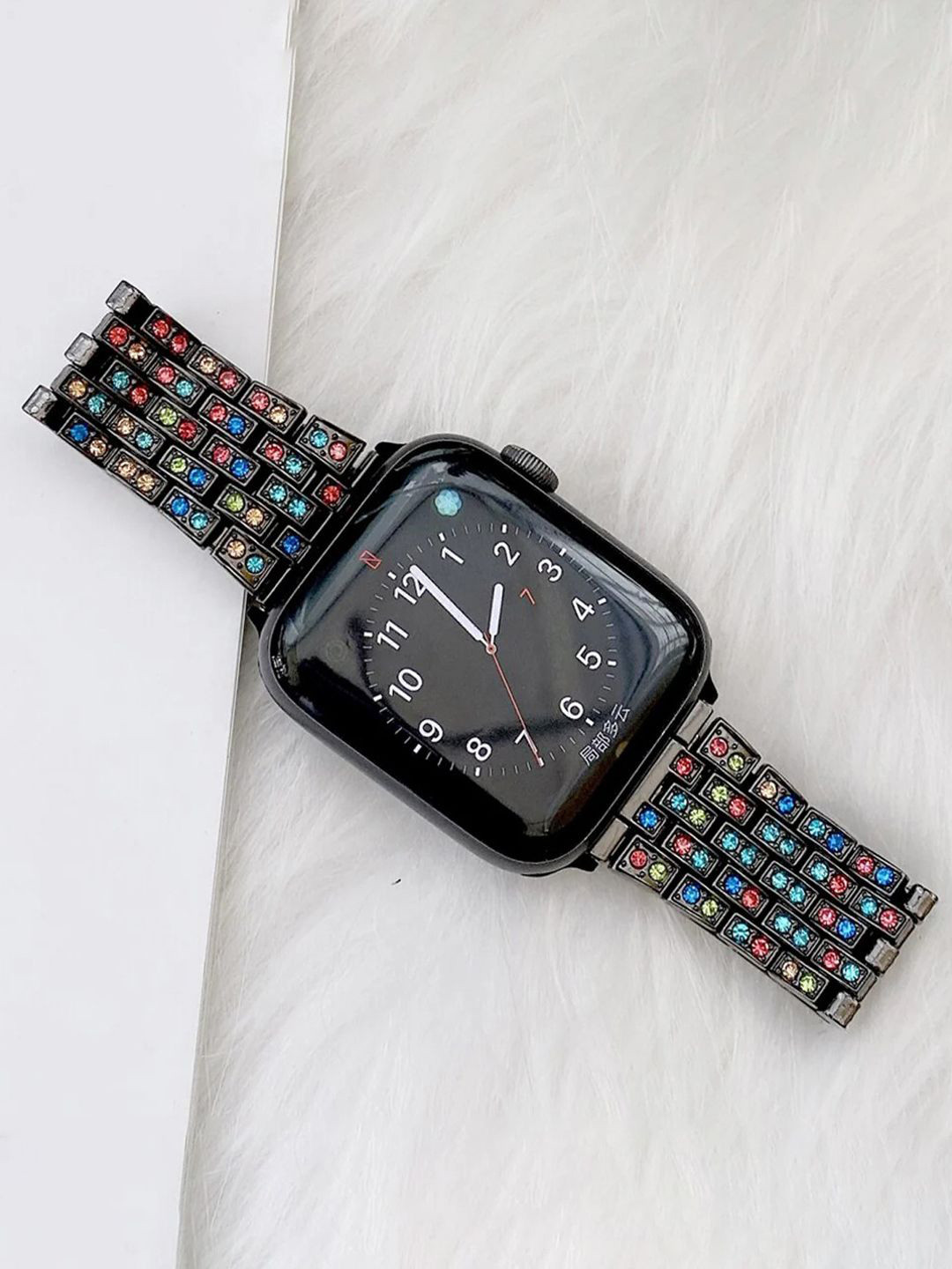 PEEPERLY Stones Studded Bracelet Strap Compatible For Watch