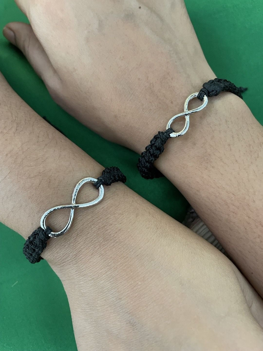 Digital Dress Room Women 2 Brass Handcrafted Silver-Plated Wraparound Bracelet