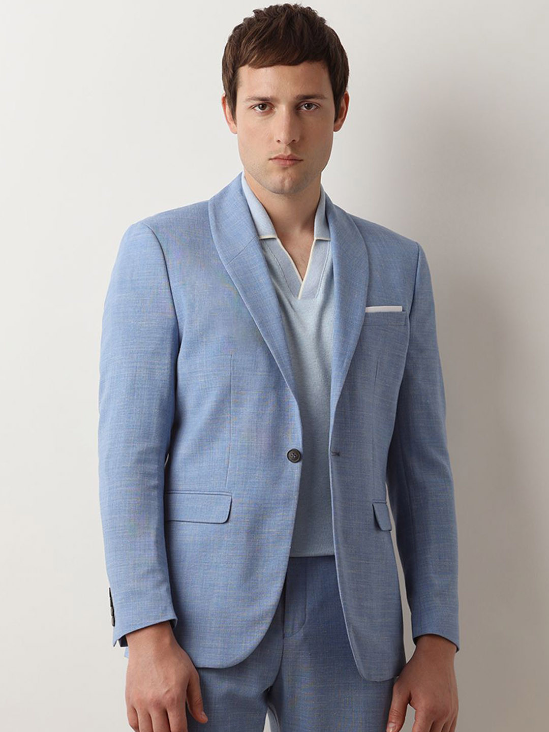 SELECTED Long Sleeve Slim-Fit Double Vent Single Breasted Blazers