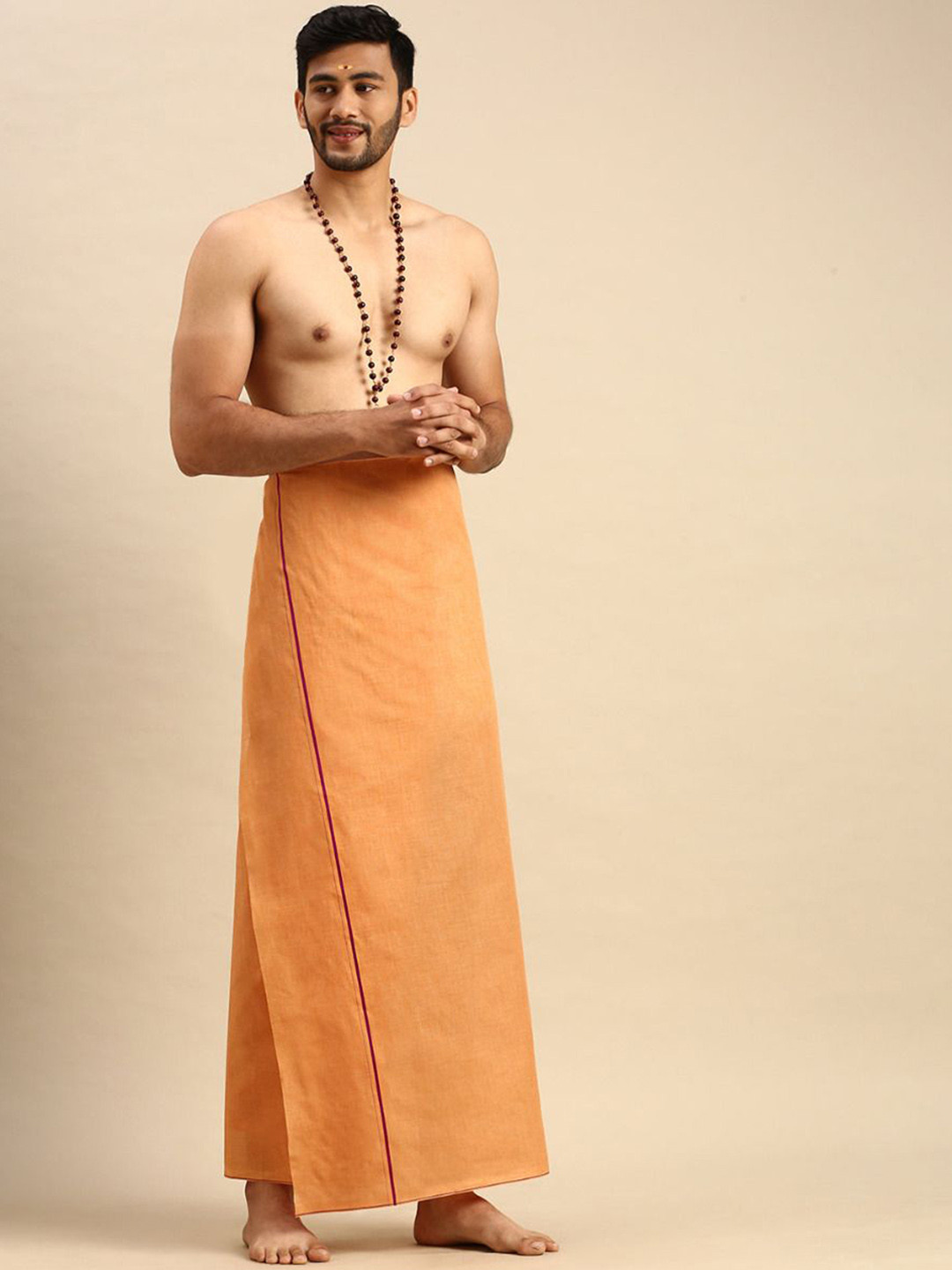 Ramraj Men Bordered Dhoti