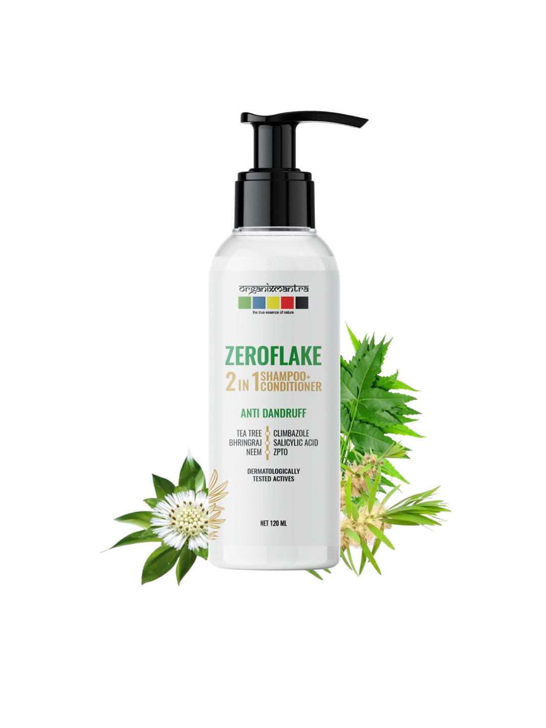 Organix Mantra ZeroFlake 2-in-1 Anti-Dandruff Shampoo & Conditioner 120ml