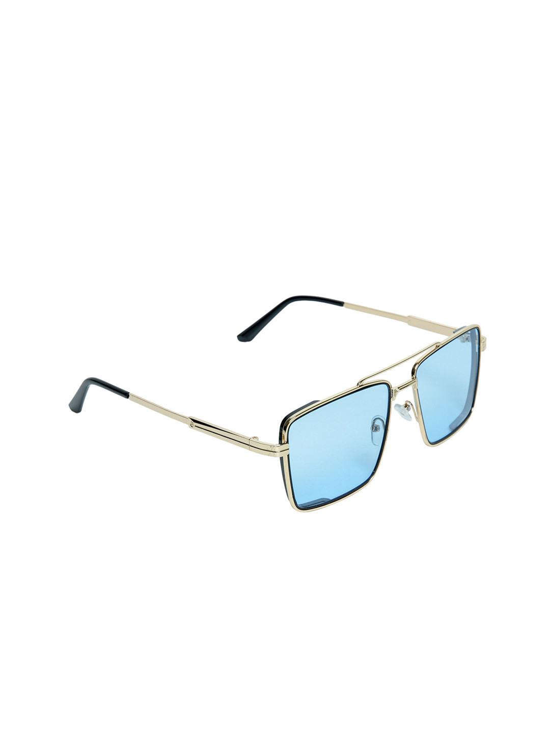 CHOKORE Unisex Aviator Sunglasses with UV Protected Lens CHKSM_119-Black Gold & Blue
