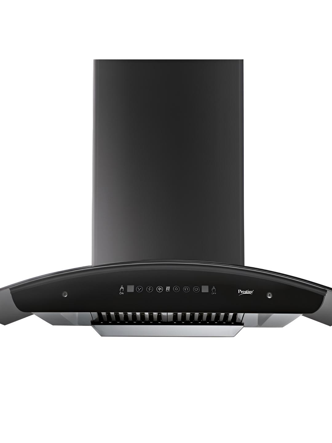 Prestige Oscar 900 IOT Black Kitchen Hood Chimney