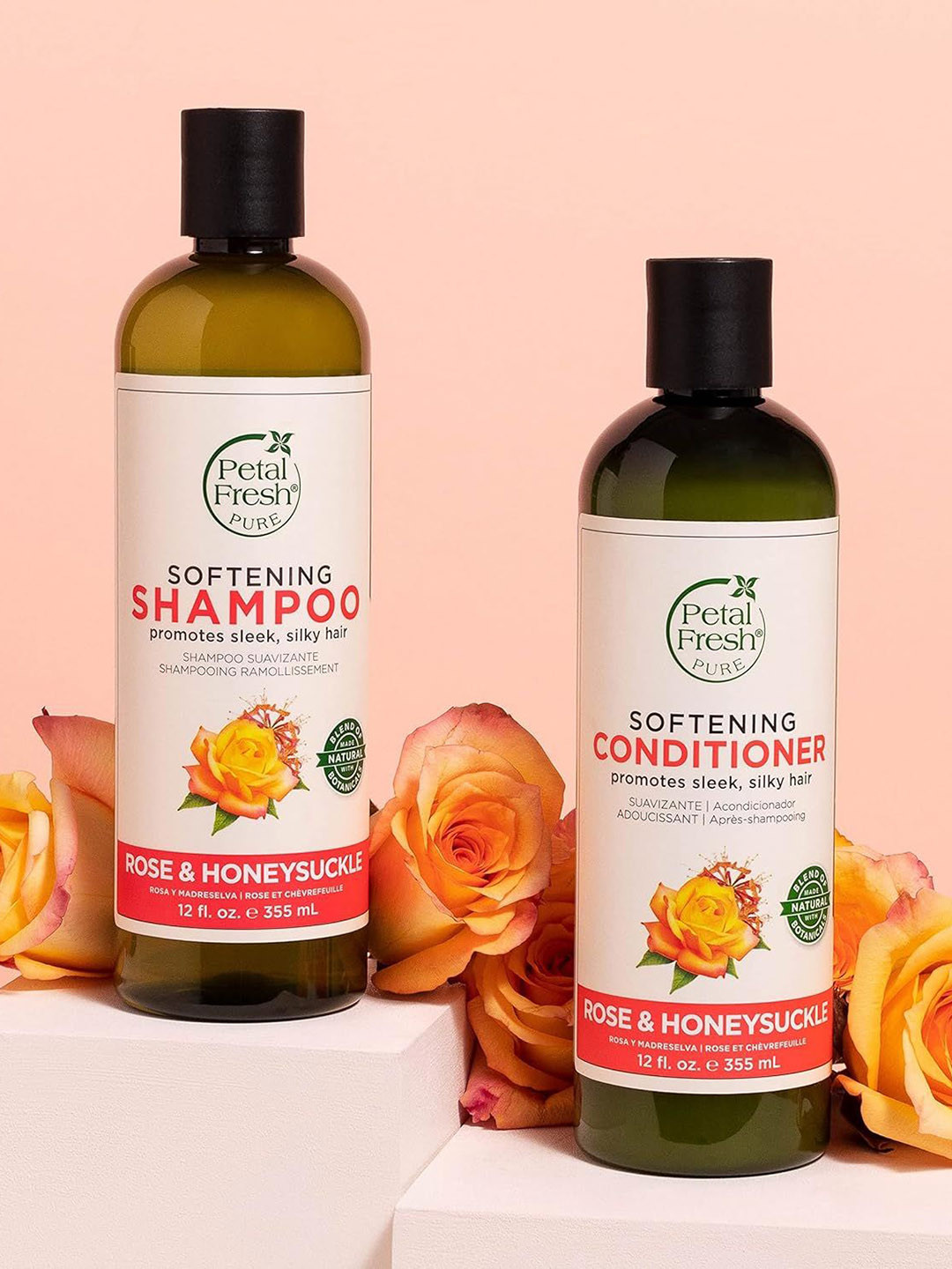 Petal Fresh Pure Softening Rose and Honeysuckle Shampoo -355 ml