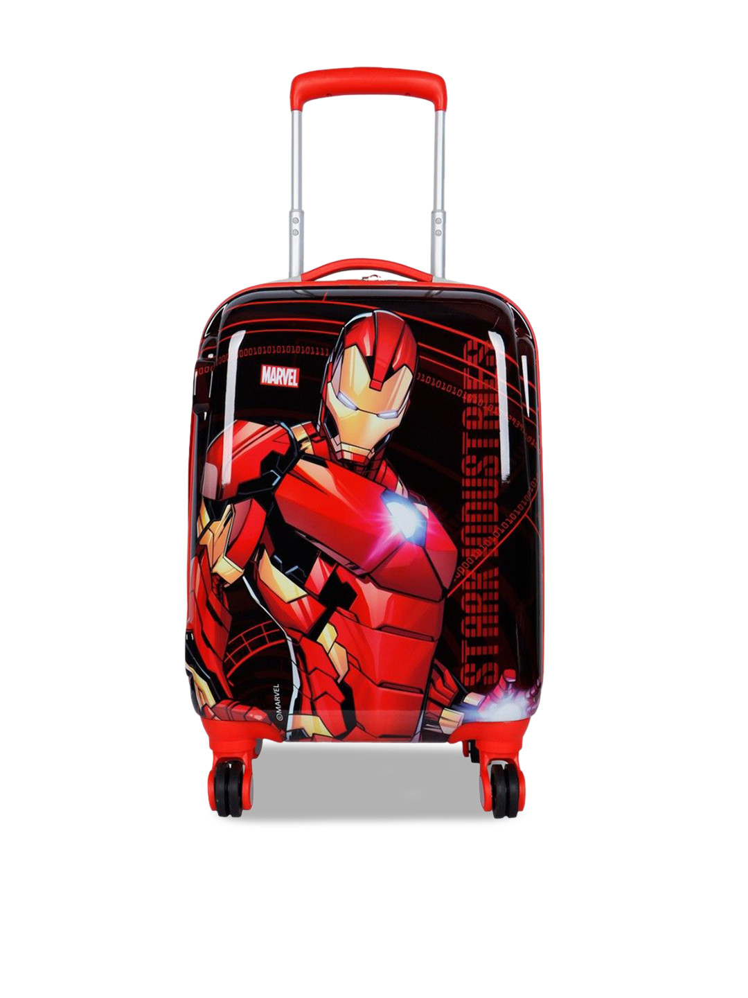 Priority Printed Hard-Sided Cabin Trolley Suitcase